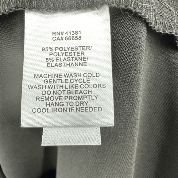 Ralph Lauren Womens 12 Jersey Dress A-Line Black Floral Round Neck Short Sleeve - Picture 8 of 8